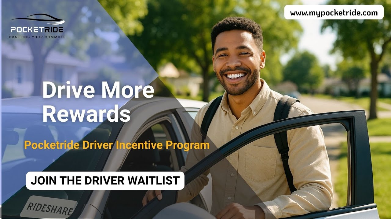 DriveMore rewards - Pocketride's Driver Incentive Program