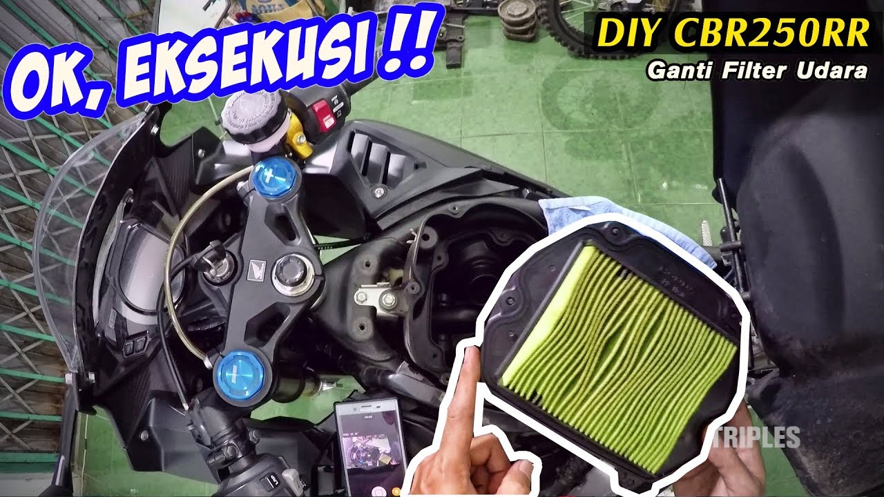 DIY Ganti Filter Udara Honda CBR250RR