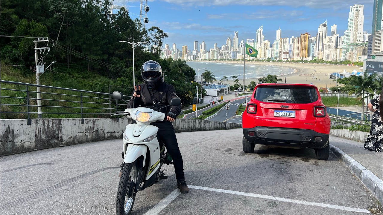 08-VIAGEM DE MOTO, BALNEÁRIO CAMBORIÚ-SC, RETORNO DA SERRA DO RIO DO RASTRO A SÃO PAULO CRYPTON 115