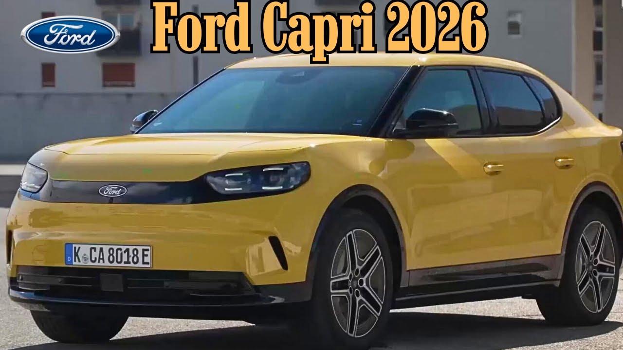 Ford Capri 2026: больше мощности, больше пробега и новая технология литий-железо-фосфатных батарей.