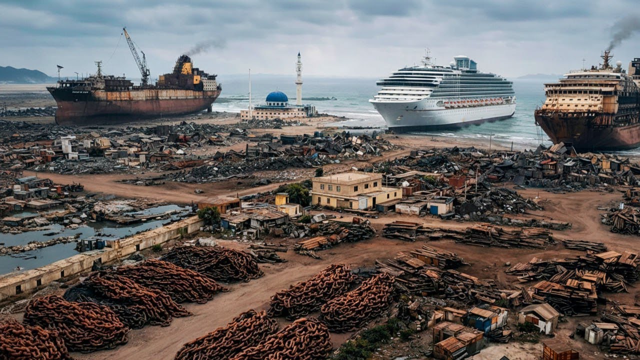 Come L’Asia Ricicla Enormi Navi Abbandonate Dall’Europa In Cantieri Giganti