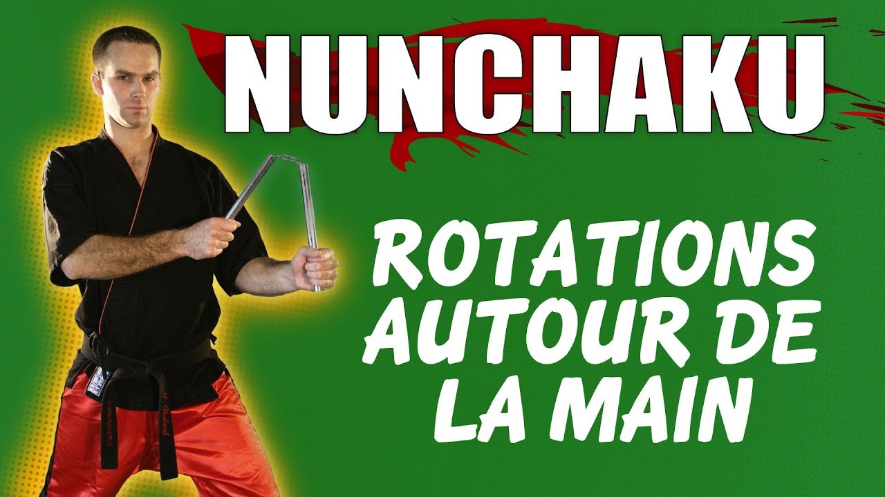 NUNCHAKU   Rotations autour de la main