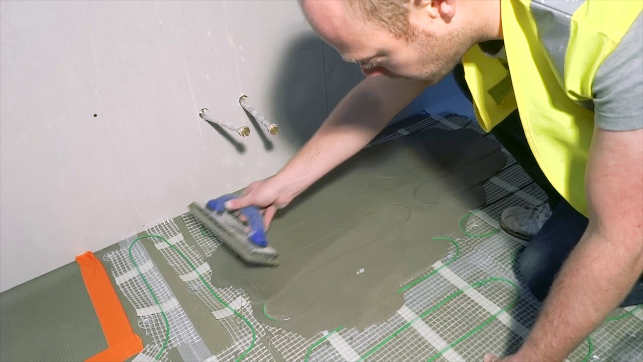 How to Lay Levelling Compound for Electric Underfloor Heating from Snug Underfloor Heating