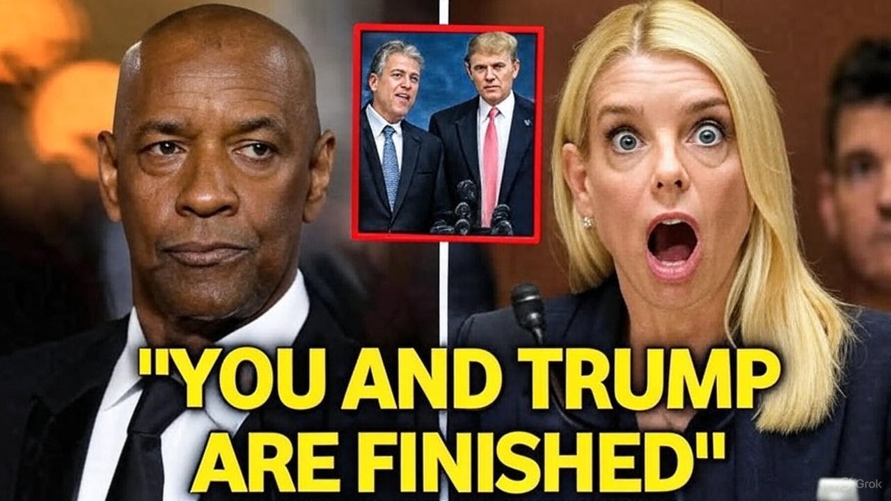 Pam Bondi TRIED to BURY Epstein &mdash; Denzel Washington PLAYED the Clip That SHOOK America in 14s!