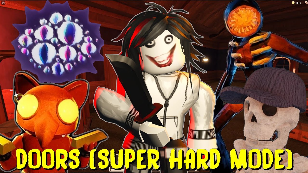 DOORS: Hotel (SUPER HARD MODE) April Fools Update Full Game & Ending Playthrough Gameplay(SOLO Mode)