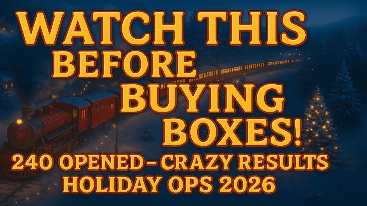 WATCH THIS BEFORE BUYING BOXES! 240 Opened &ndash; CRAZY RESULTS (Holiday Ops 2026)