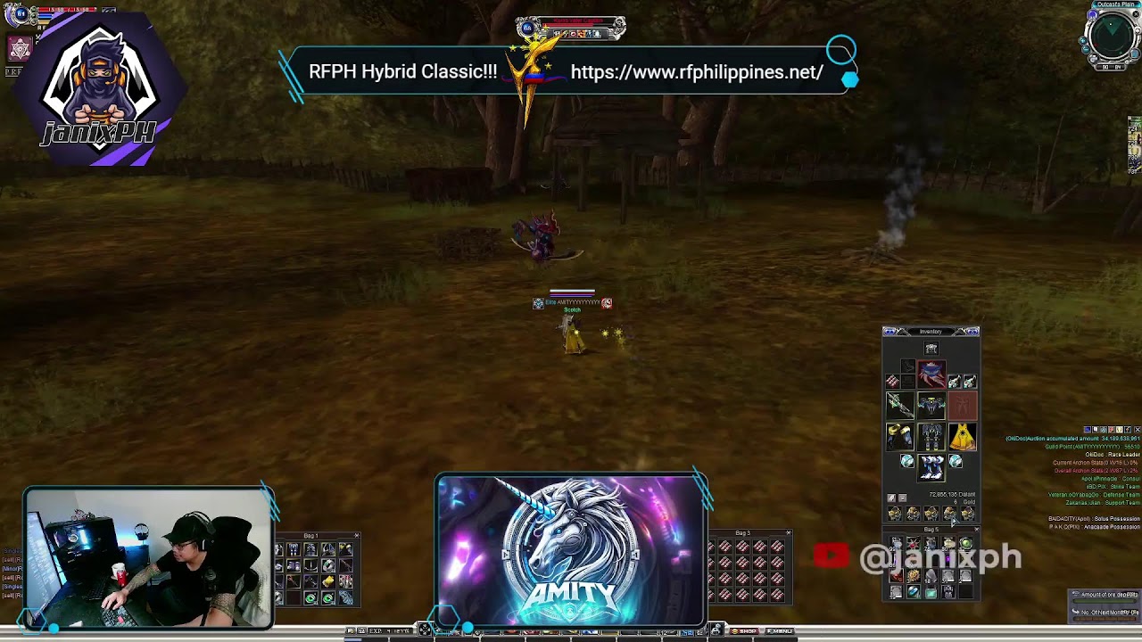 Party leveling with AMITY guild.