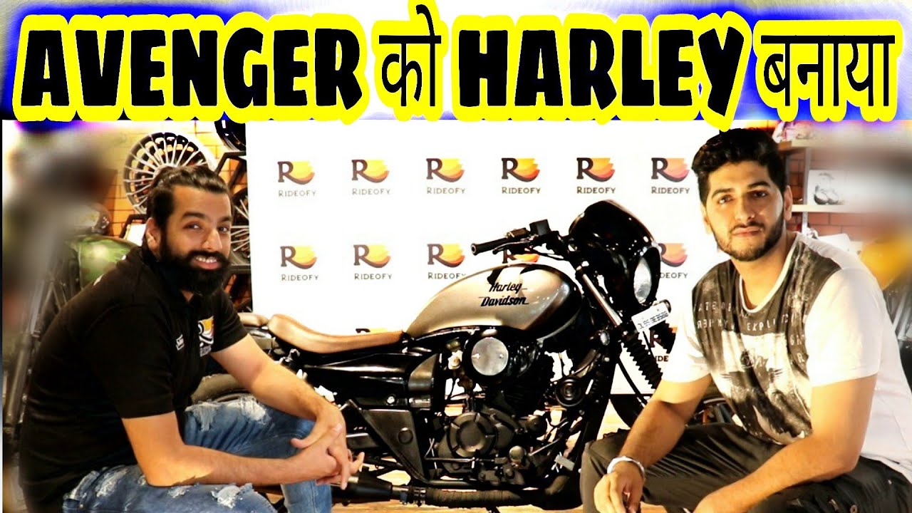 AVENGER MODIFIED INTO HARLEY DAVIDSON STREET BY RIDEOFY | ENGINEER SINGH
