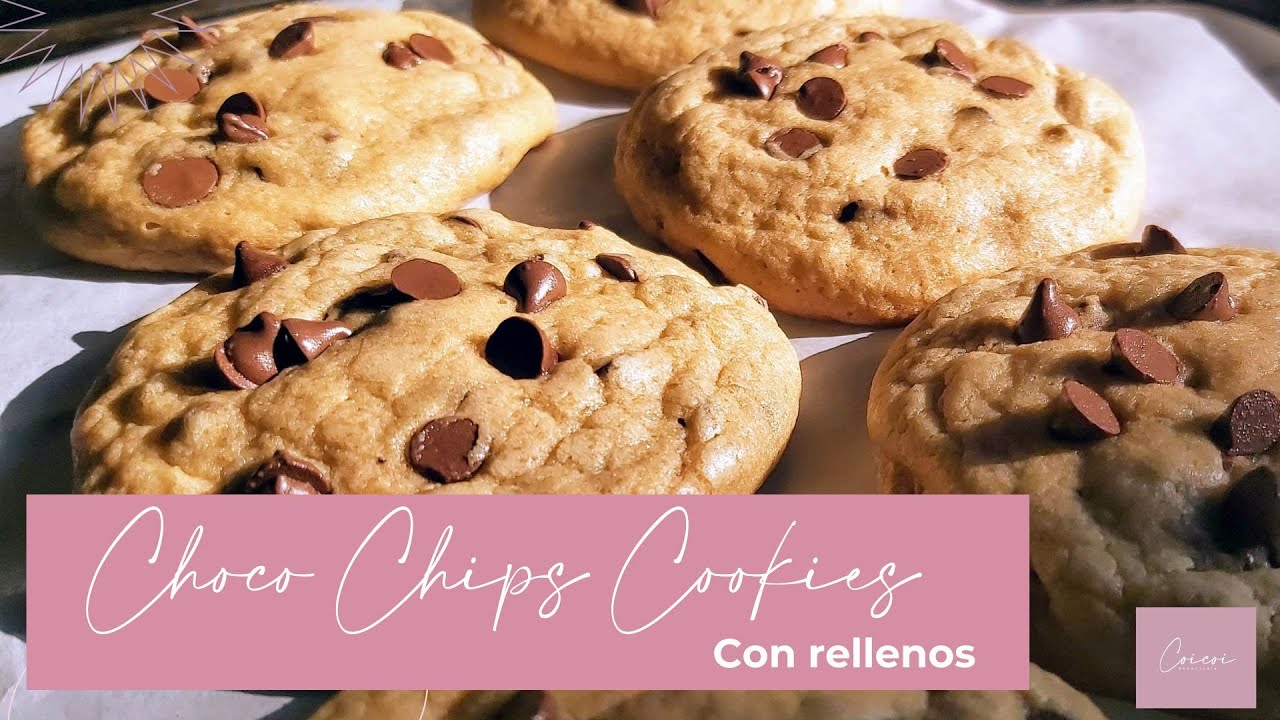Chocolate Chips Cookies con insert (rellenas)
