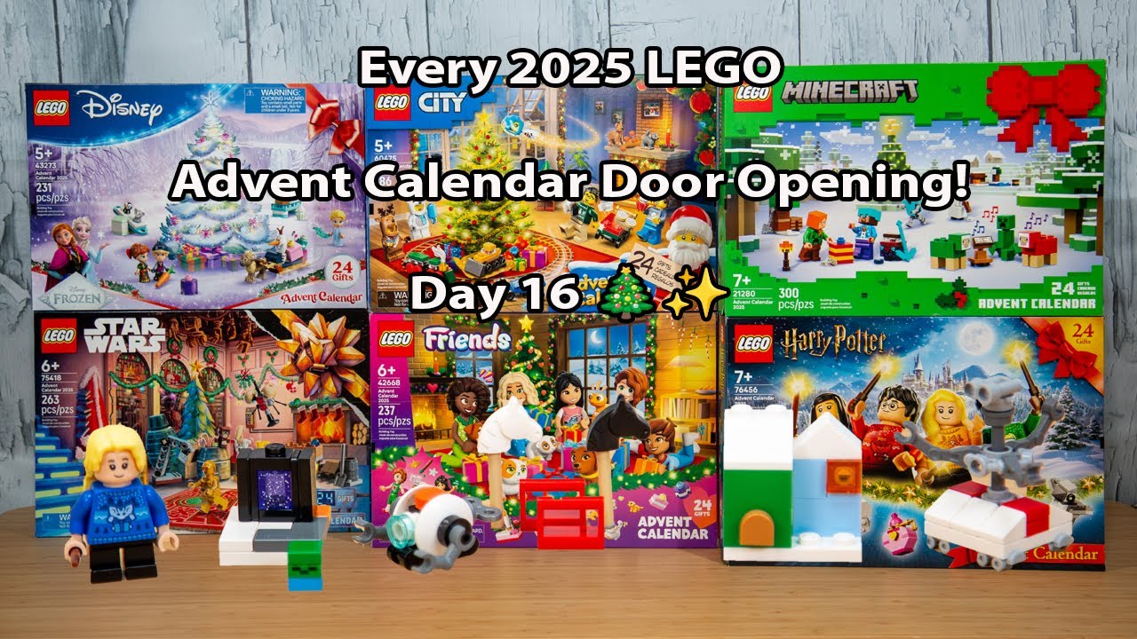 Every 2025 LEGO Advent Calendar Door Opening - Day 16!