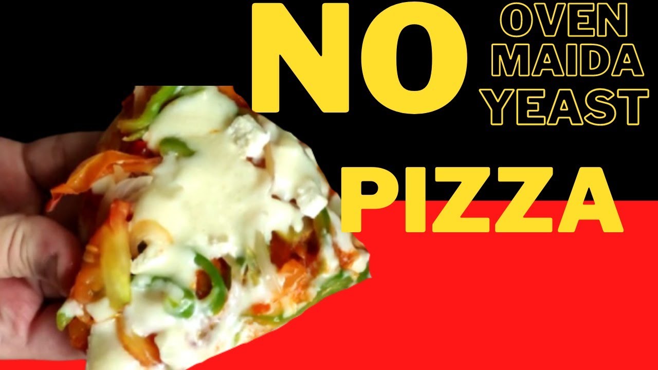 Pizza #homemade #nobake #wholewheat #noyeast #nobakingsoda