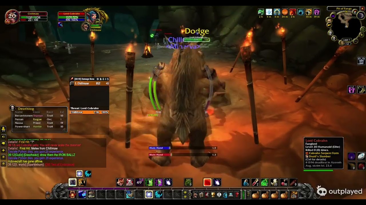 Solo 4 WC Boss in Classic Hardcore - Tank Druid