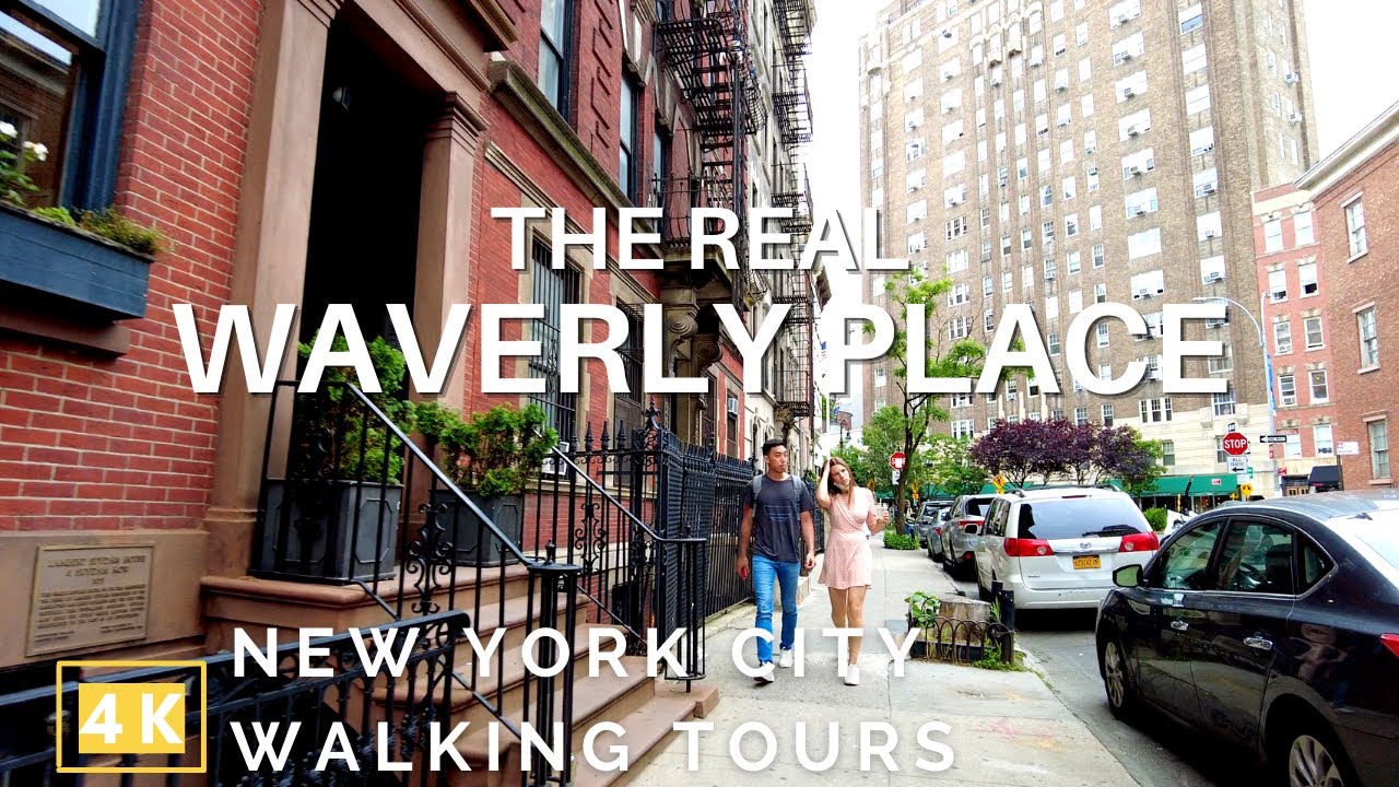 [4K] NYC Walking Tours | The REAL Waverly Place (From Wizards of Waverly Place & Mad Men)