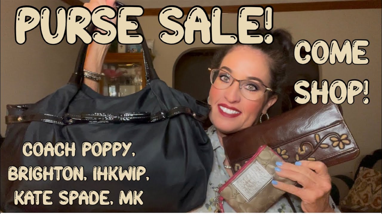 PURSE SALE! Coach Poppy, Brighton, IHKWIP, Kate Spade, MK, Kipling #pursesale #handbagsale #bagsale 