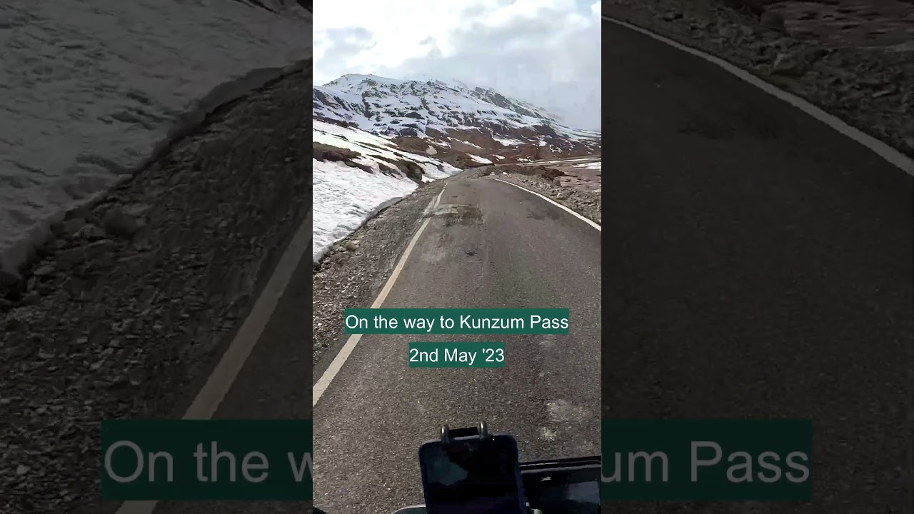 On the way to Kunzum Pass #shorts #shortsindia #kunzumpass #spiti
