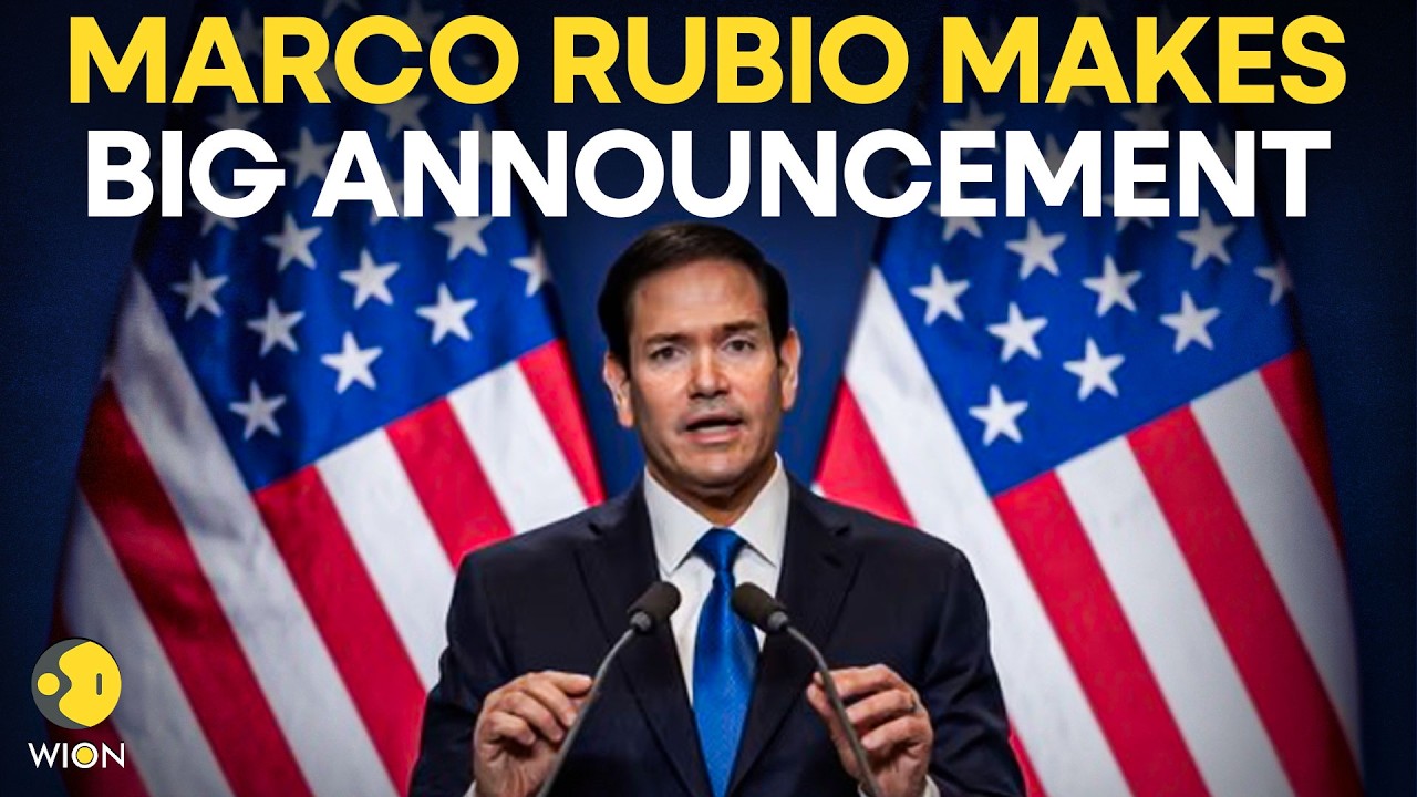 LIVE: US Secretary Of State Rubio Delivers Remarks At Flag Raising Ceremony | WION Live