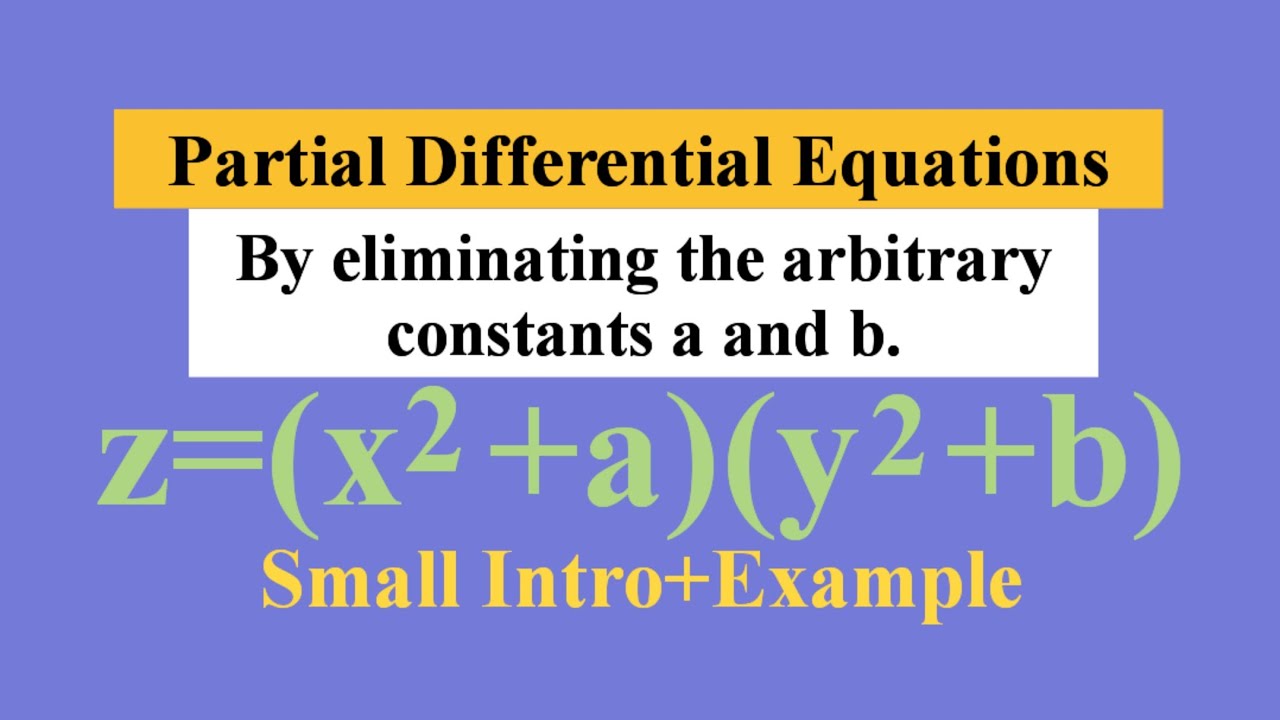 z=(x^2+a)(y^2+b) forming PDE by eliminating arbitrary constantsa,b  #PDE  L1k,123