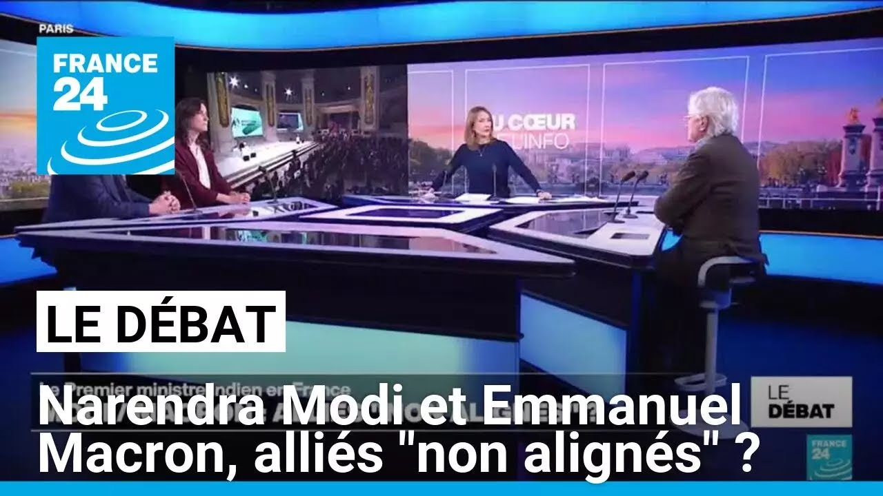 Narendra Modi et Emmanuel Macron, alliés 
