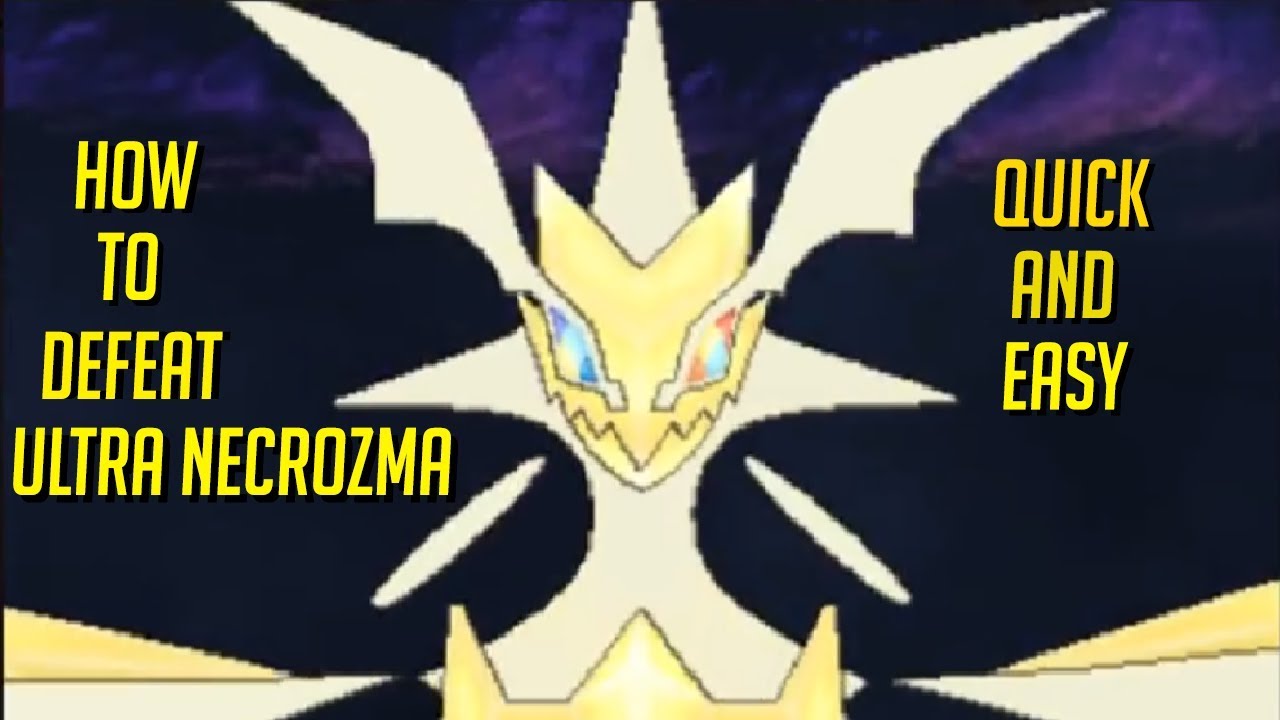 Pokémon Ultra Sun Ultra Moon how to beat Ultra Necrozma