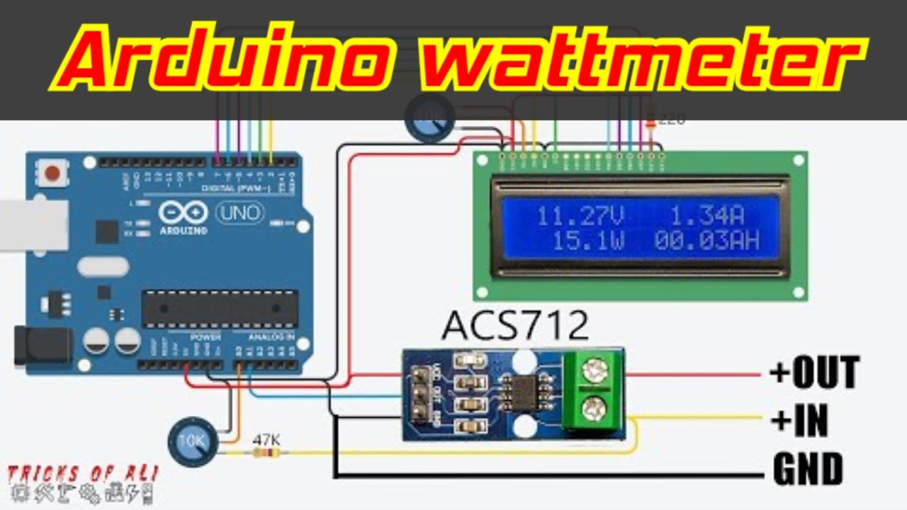 Arduino Volt Amp Meter | Arduino Based 4 In 1 Meter