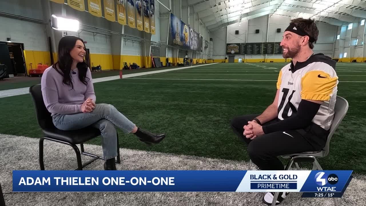 Pittsburgh Steeler Adam Thielen talks about joining the team mid-season