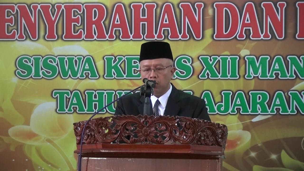 DOA YANG MENGHARUKAN PADA ACARA PERPISAHAN MAN 1 BANYUMAS 2017