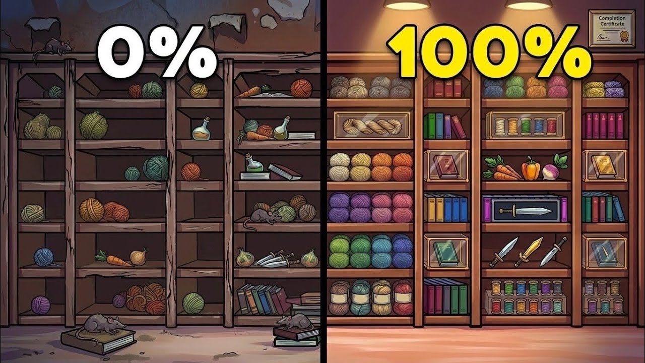 The Most Satisfying Way to 100% Organize a Magic Shop (Shelves and Sorcery)
