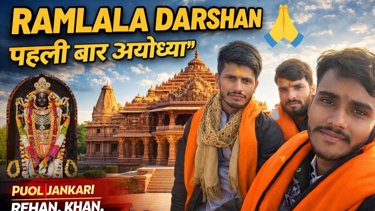 Ayodhya Ram Mandir Vlog Hindi 🙏 | सरयू स्नान, हनुमानगढ़ी, सीता रसोई, कनक भवन”