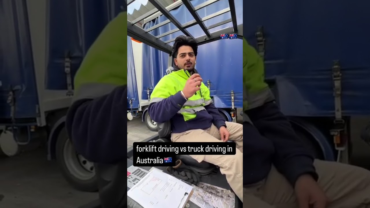 Truck vs Forklift.  #MadeInAustralia #AussieWorkLife #JobsInAustralia #EarnInAustralia #WorkVisaLife