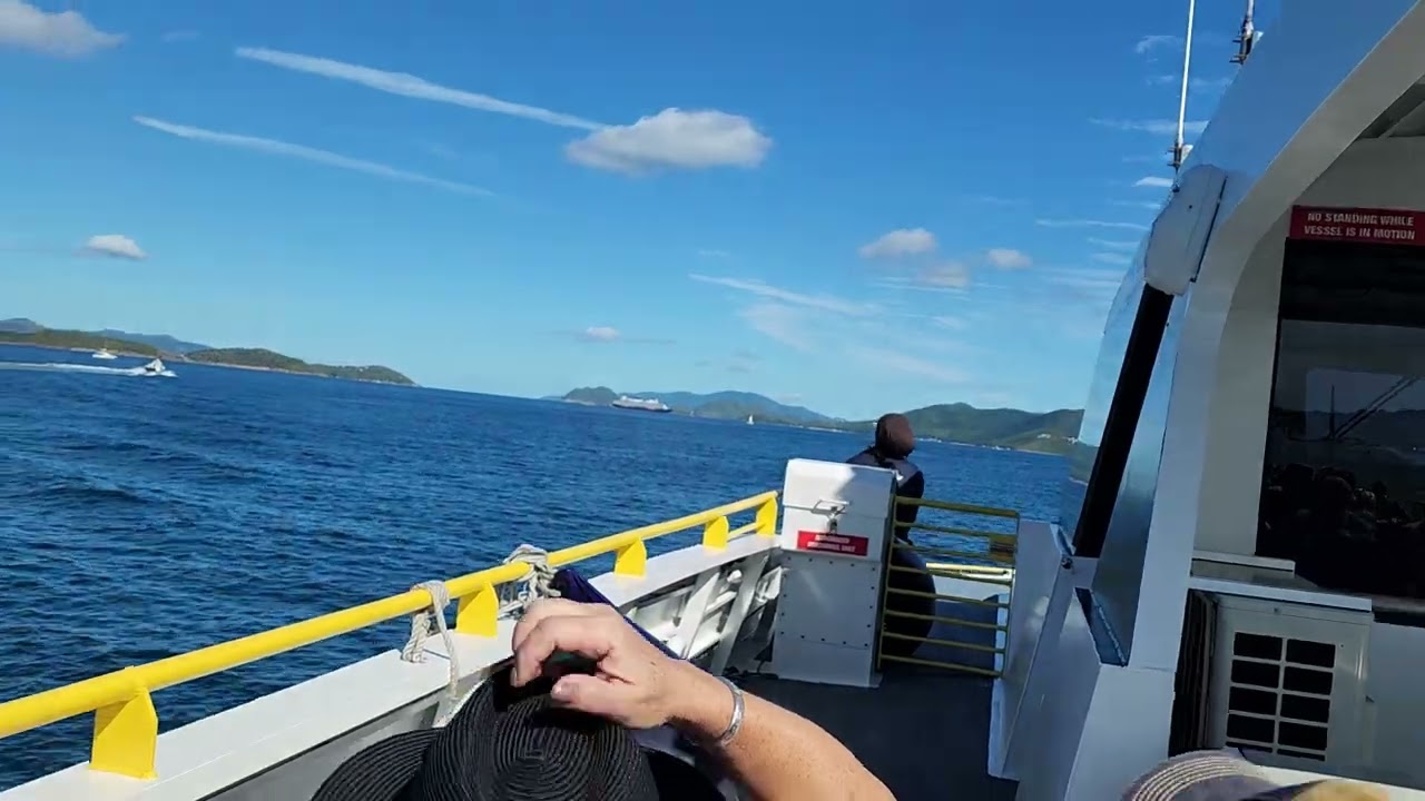 FERRY TO St JOHN US VIRGINIA ISLAND SHE'S BEAUTIFUL 