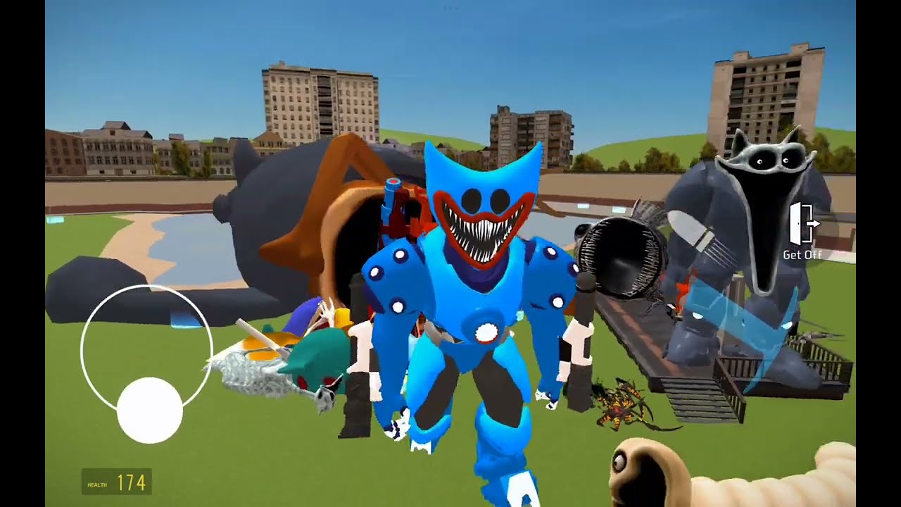 Nexbots in playground mod New updates gogo gaga Boss in garrys mod #3 #garrysmod #roblox  #zoonomaly