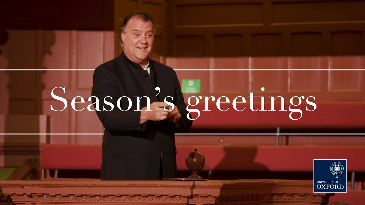An excerpt of John Rutter's new carol: Season's greetings from Oxford University