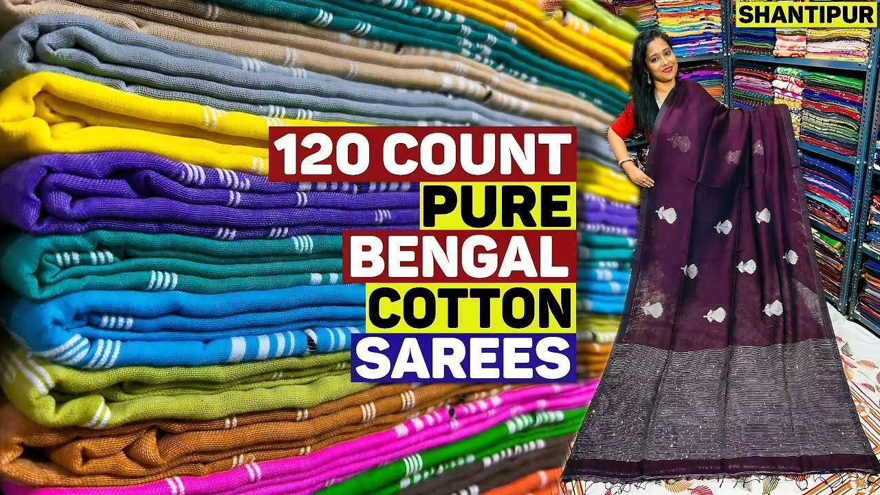 Authentic Bengal Pure Linen/ Khadi Cotton/ Mercerised Cotton/ Mul Cotton / Pure Resham Saree Weaver