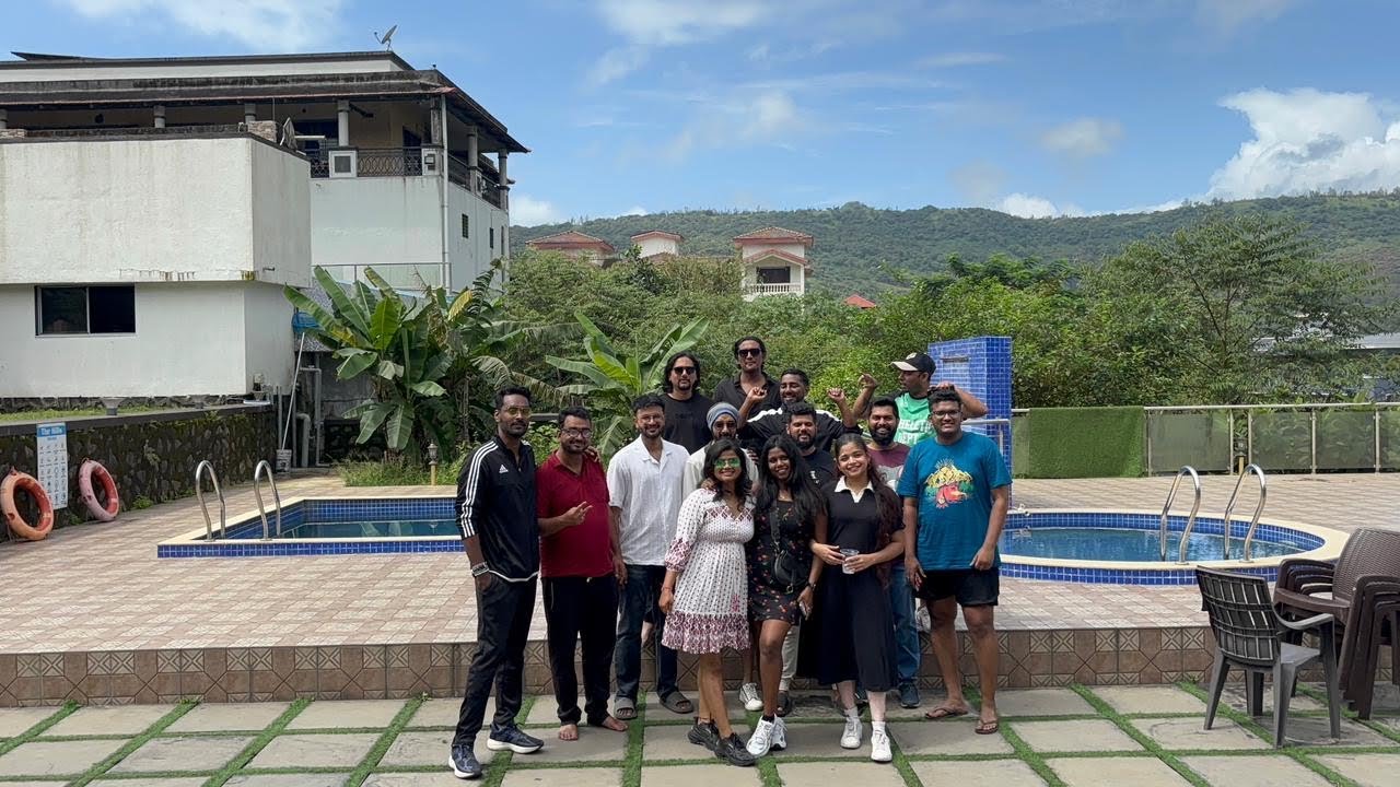 Airbnb 5BHK Private Pool Mountain Villa Lonavala | RGS Outing | with Aerox 155 CC Scooter🛵 