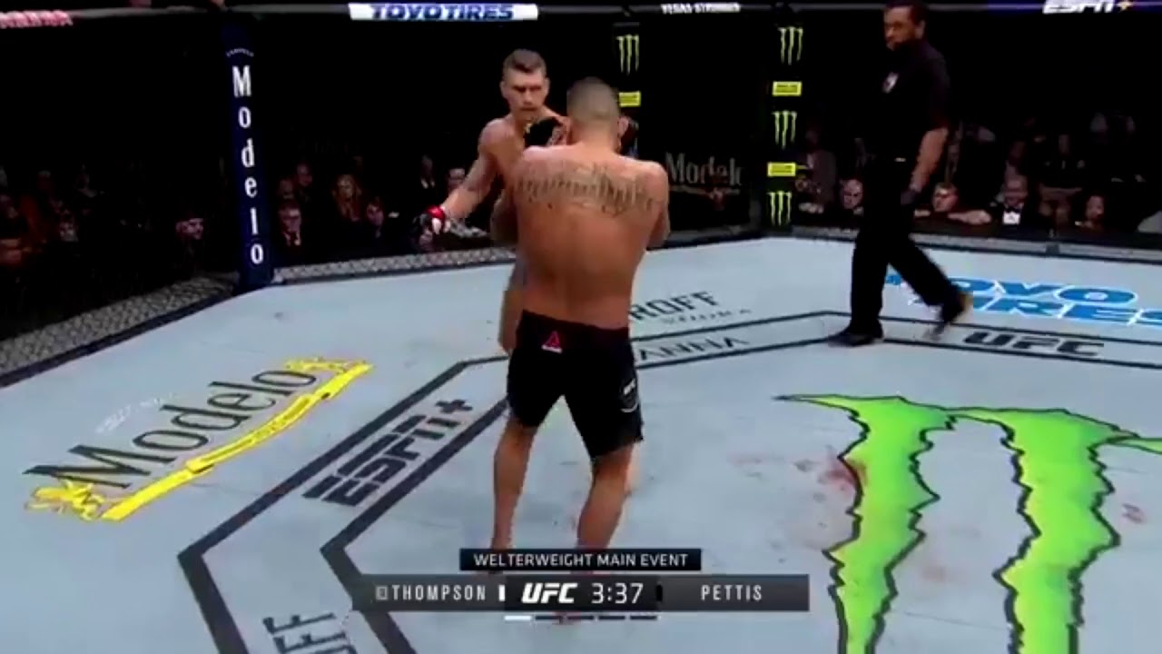 Superman Punch KO - Pettis vs Thompson