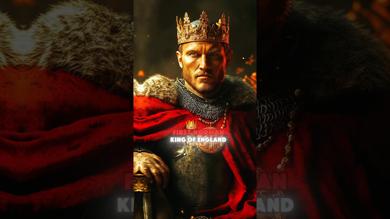 William the Conqueror the 1st Norman King of England #history #england #king