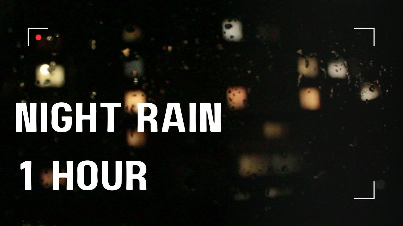 Relaxing Rain Sounds – 1 Hour of Night Rain