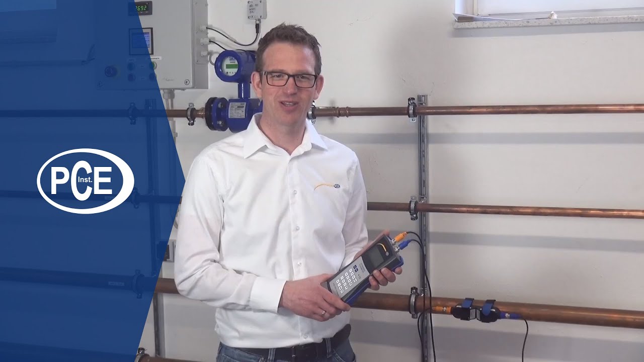 Guide d'installation du débitmètre PCE-TDS 100 Serie | PCE Instruments