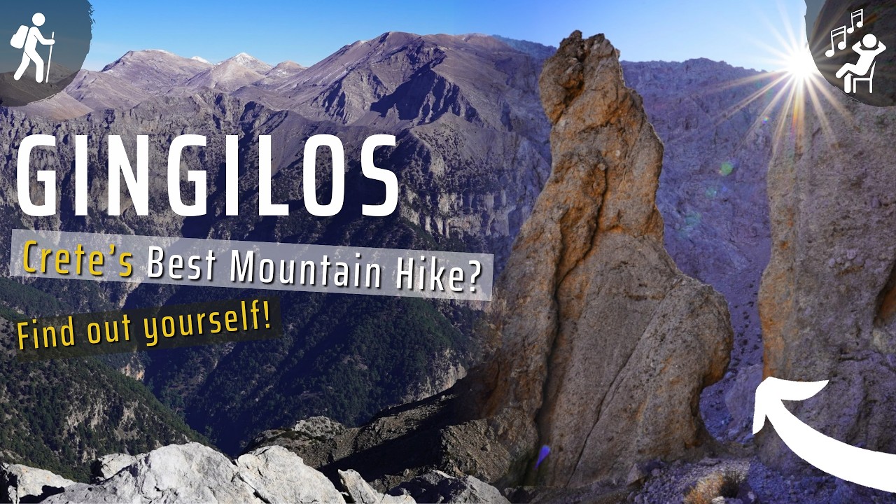 This Hike is PROOF that Crete is more than Beaches and Gorges: Mount Gingilos [Nature Walk 4K]