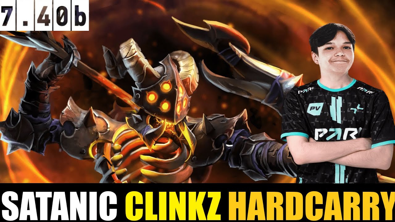 🤯SATANIC[CLINKZ] HC 7.40b - DOTA 2 HIGHEST MMR MATCH