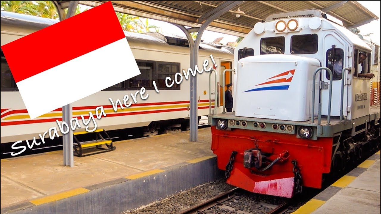 Taking the CHEAPEST train to Surabaya. Couldn't believe it! 🇮🇩