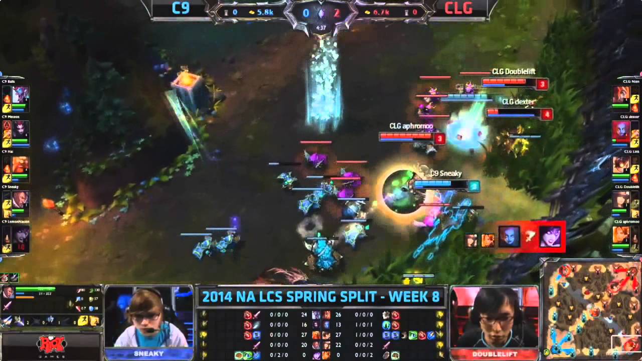 CLG vs C9 support is so easy! - FIXED