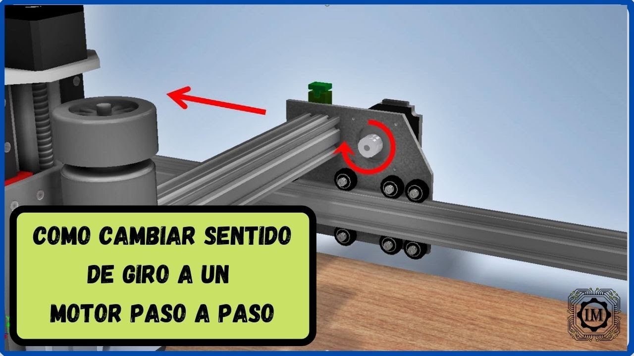 Como cambiar el sentido de giro de un motor paso a paso | Innova Mecatrónica