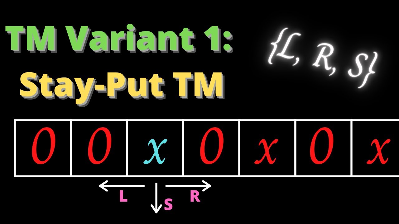 Машины Тьюринга с функцией Stay-Put (STM)