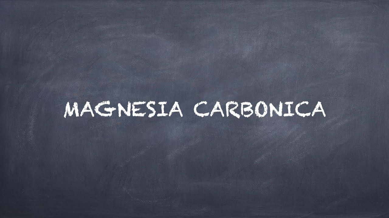 Learning Materia Medica with Dr Ria - Magnesia Carbonica