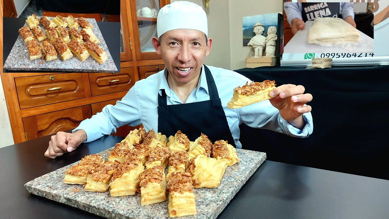 Masa de Hojaldre muy Fácil con Coco a mi estilo @coneltoquedeLuis con pocos ingredientes