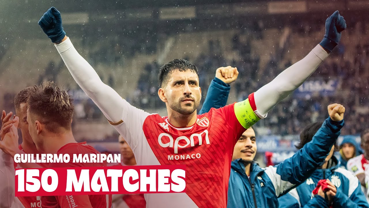 150 matches avec l'AS Monaco pour Guillermo Maripan