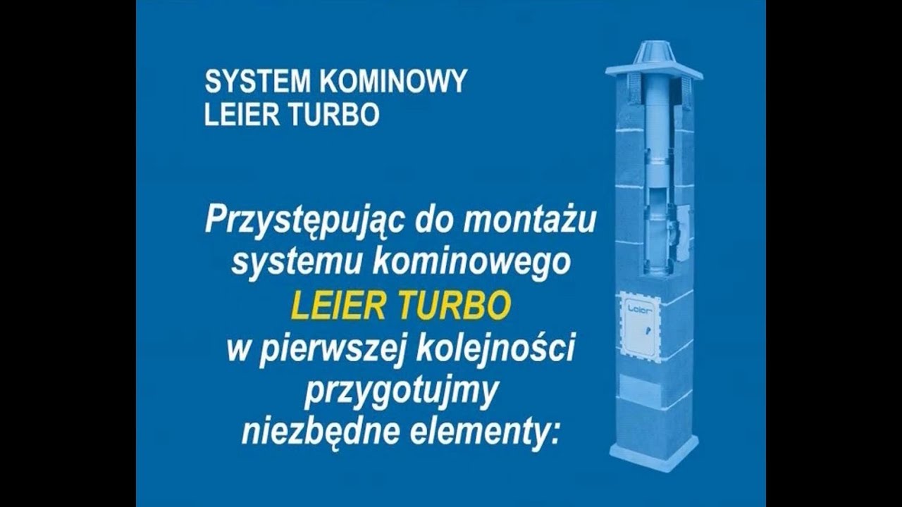 Film instruktażowy montażu komina Leier Turbo