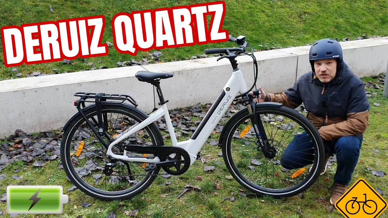 Das Deruiz Quartz City Ebike 28Zoll Pedelec mit Bafang Heckmotor im Test Review mit App und 48V