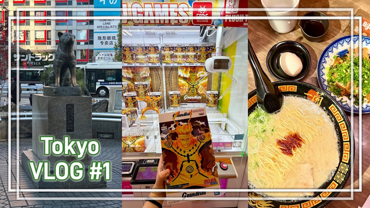 [VLOG] 🇯🇵 Tokyo, Japan #1 | Ichiran Ramen, Shibuya Crossing, Pokemon Center, Harry Potter Shop